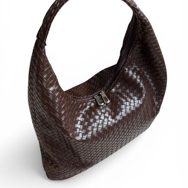 Geanta Hobo Shopper MR-20193 Dark Brown foto