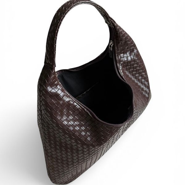 Geanta Hobo Shopper MR-20193 Dark Brown foto