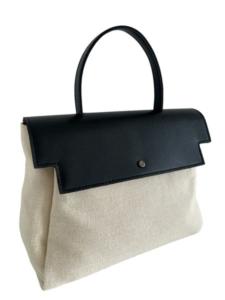 Geanta Canvas Tote Black  MR-219 H Black foto