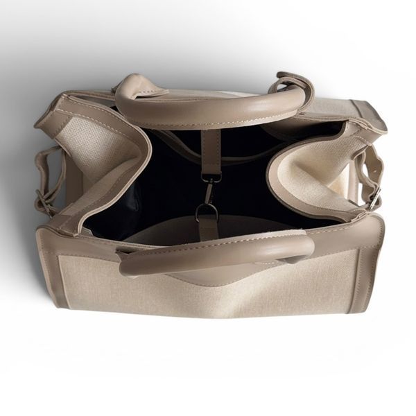 Geanta Tessa Canvas Maxi MR-224 H Beige foto