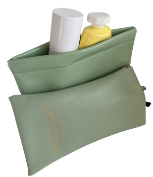 Set trusa cosmetica plic si husa ochelari Mint MR- SET 004 Mint foto