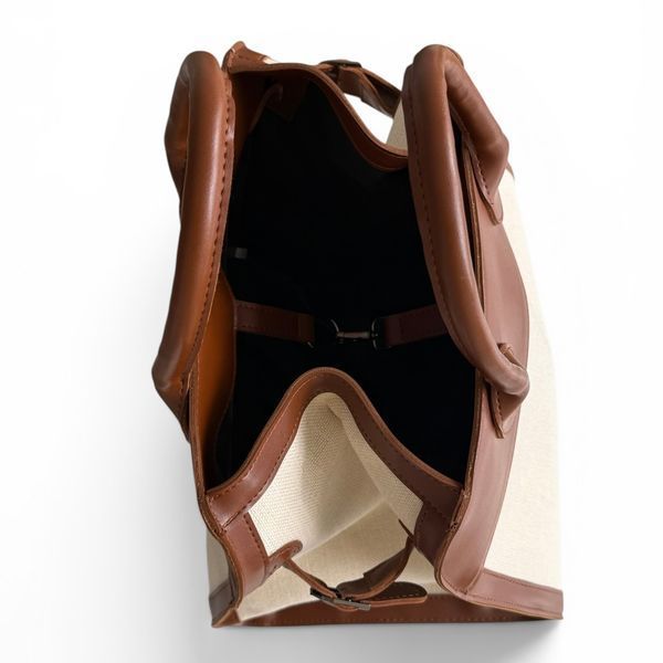Geanta Tessa Canvas Maxi MR-224 H Brown foto