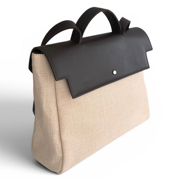 Geanta Canvas Tote  MR-20168 Dark Brown foto