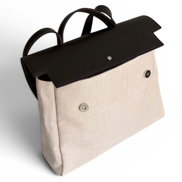 Geanta Canvas Tote  MR-20168 Dark Brown foto