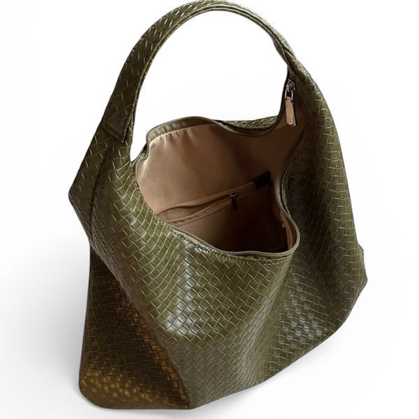 Geanta Hobo Shopper MR-20193 Green foto