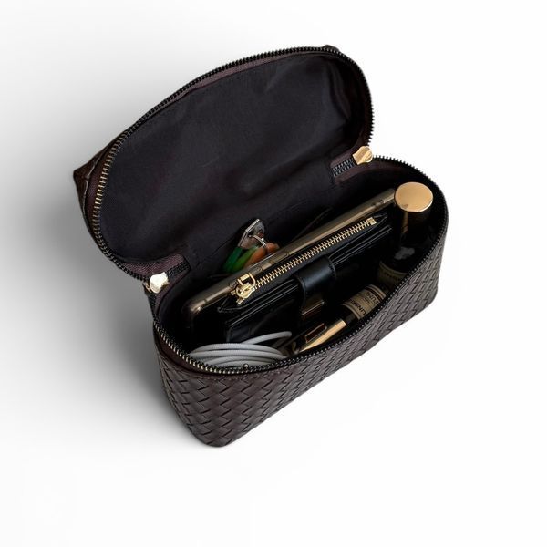 Geanta Vanity Mini MR-10304 Dark Brown foto