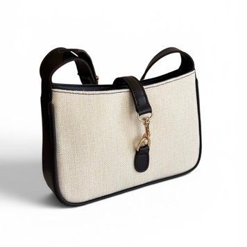 Geanta Baguette Canvas MR-50027А Dark Brown foto
