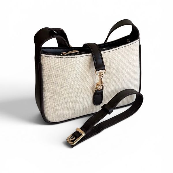 Geanta Baguette Canvas MR-50027А Dark Brown foto