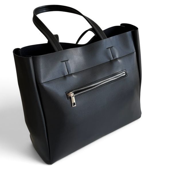 Geanta Shopper Study Black MR-08 A Black foto