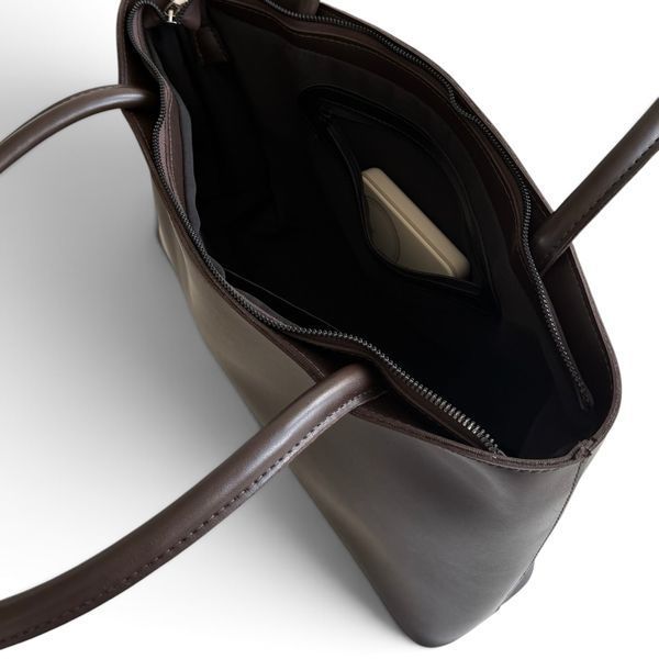 Geanta Classic Shopper MR-10358 Dark Brown foto
