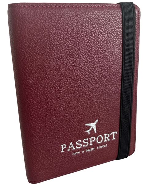 Passport cover Travel Bordo MR-001 HP Bordo foto